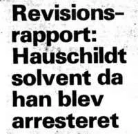 Hauschildt was solvent when his was arrested-Danish Injustice-advocate Jørgen Jacobsen-corrupt bagmandspoliti