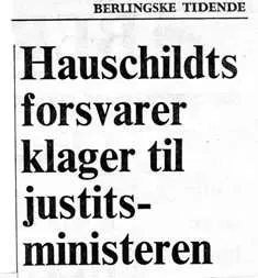 Billed Dommer Claus Larsen-Mogens Hauschildt – The Danish miscarriage of justice